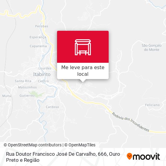 Rua Doutor Francisco José De Carvalho, 666 mapa