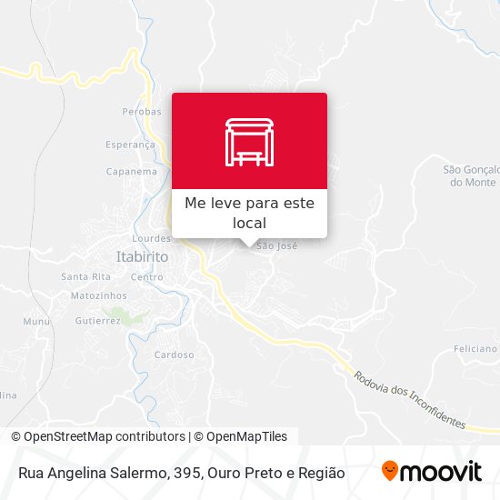 Rua Angelina Salermo, 395 mapa