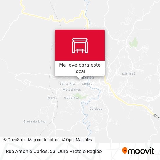 Rua Antônio Carlos, 53 mapa