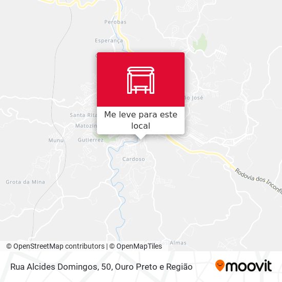Rua Alcides Domingos, 50 mapa