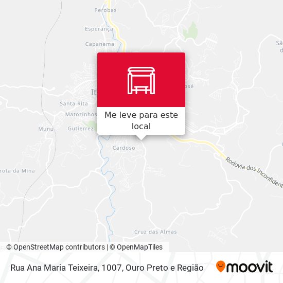 Rua Ana Maria Teixeira, 1007 mapa