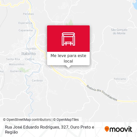 Rua José Eduardo Rodrigues, 327 mapa