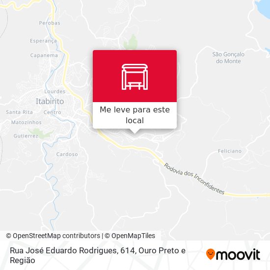Rua José Eduardo Rodrigues, 614 mapa