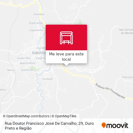 Rua Doutor Francisco José De Carvalho, 29 mapa