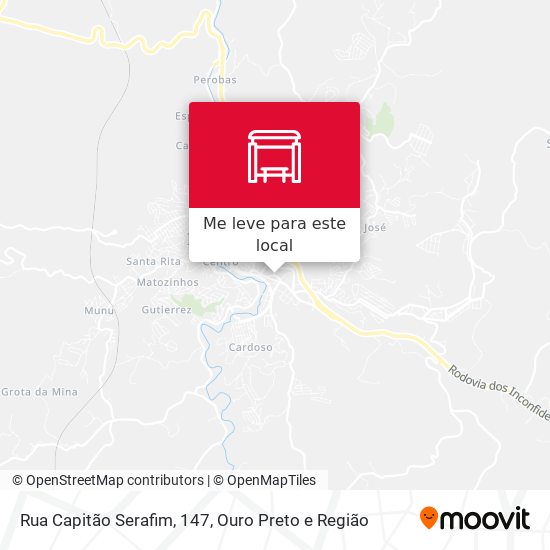 Rua Capitão Serafim, 147 mapa