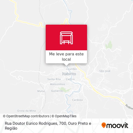 Rua Doutor Eurico Rodrigues, 700 mapa