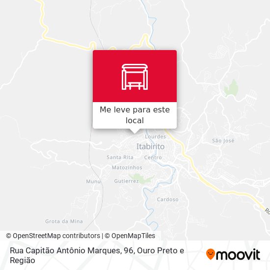 Rua Capitão Antônio Marques, 96 mapa