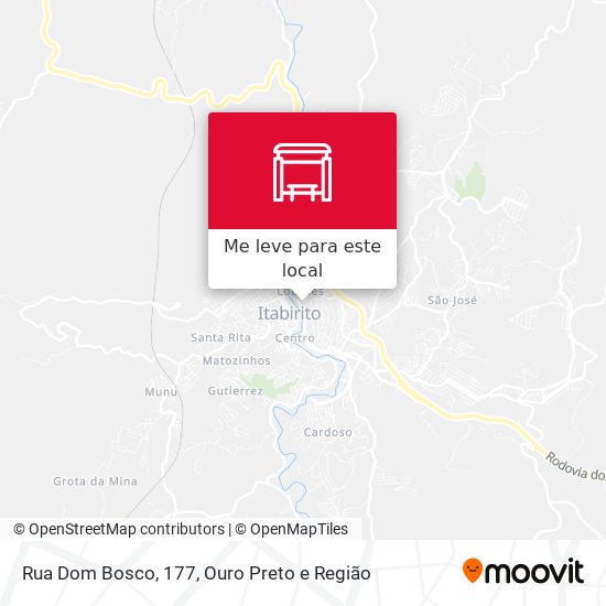 Rua Dom Bosco, 177 mapa