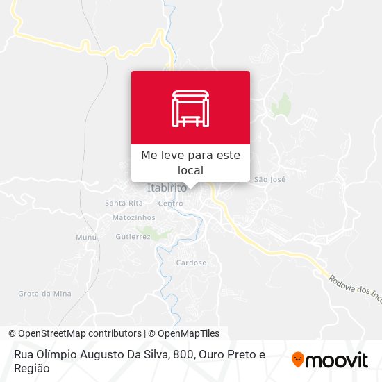 Rua Olímpio Augusto Da Silva, 800 mapa