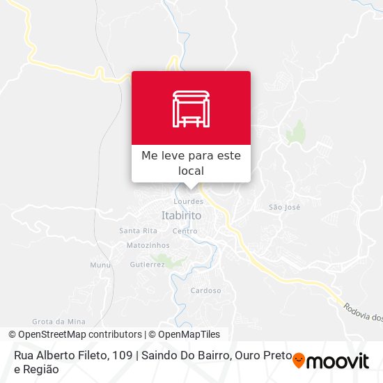Rua Alberto Fileto, 109 | Saindo Do Bairro mapa