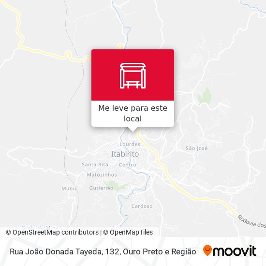Rua João Donada Tayeda, 132 mapa