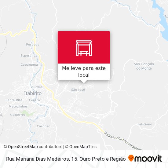 Rua Mariana Dias Medeiros, 15 mapa