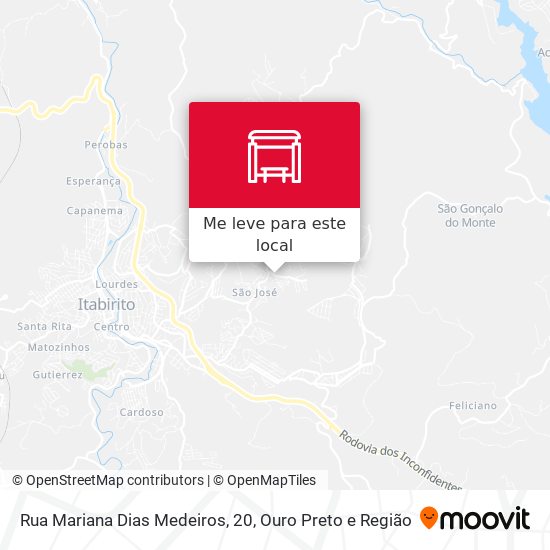 Rua Mariana Dias Medeiros, 20 mapa