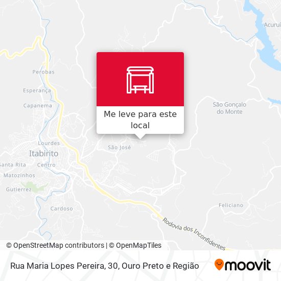 Rua Maria Lopes Pereira, 30 mapa