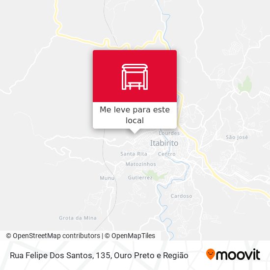 Rua Felipe Dos Santos, 135 mapa