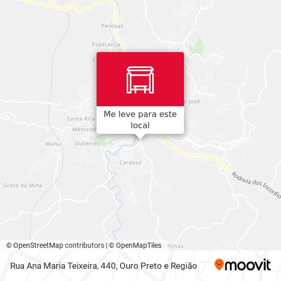 Rua Ana Maria Teixeira, 440 mapa