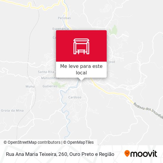 Rua Ana Maria Teixeira, 260 mapa