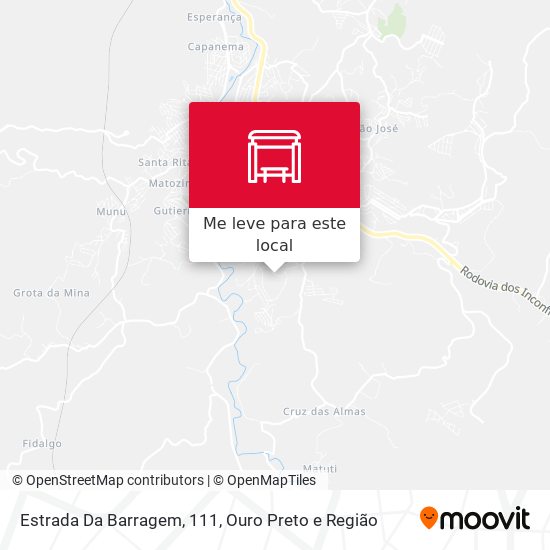 Estrada Da Barragem, 111 mapa