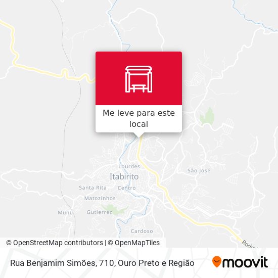 Rua Benjamim Simões, 710 mapa