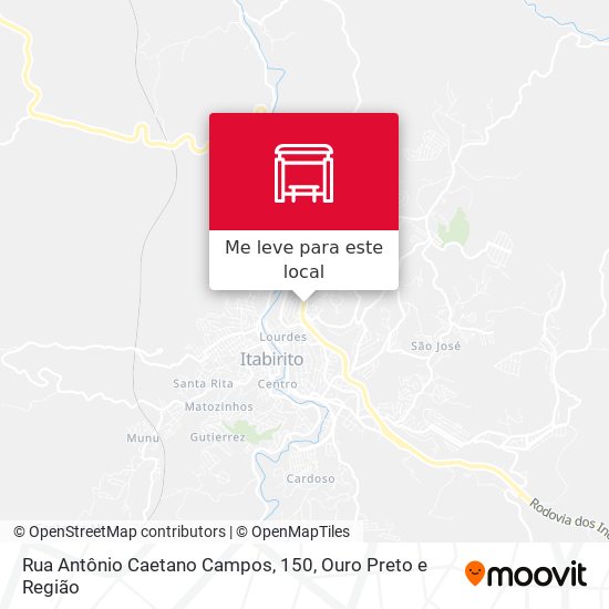 Rua Antônio Caetano Campos, 150 mapa