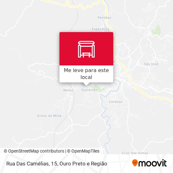 Rua Das Camélias, 15 mapa