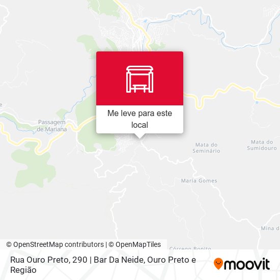 Rua Ouro Preto, 290 | Bar Da Neide mapa