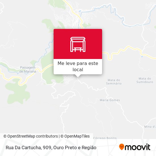 Rua Da Cartucha, 909 mapa