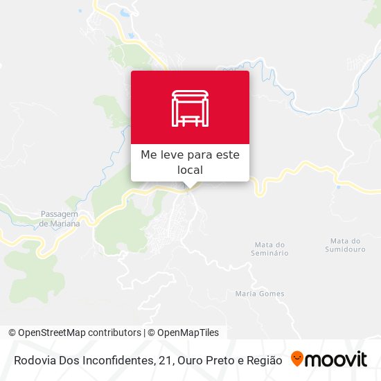 Rodovia Dos Inconfidentes, 21 mapa