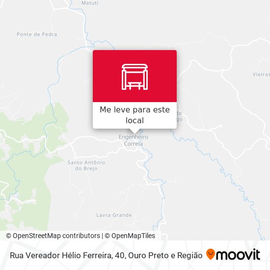 Rua Vereador Hélio Ferreira, 40 mapa