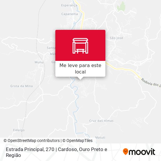 Estrada Principal, 270 | Cardoso mapa