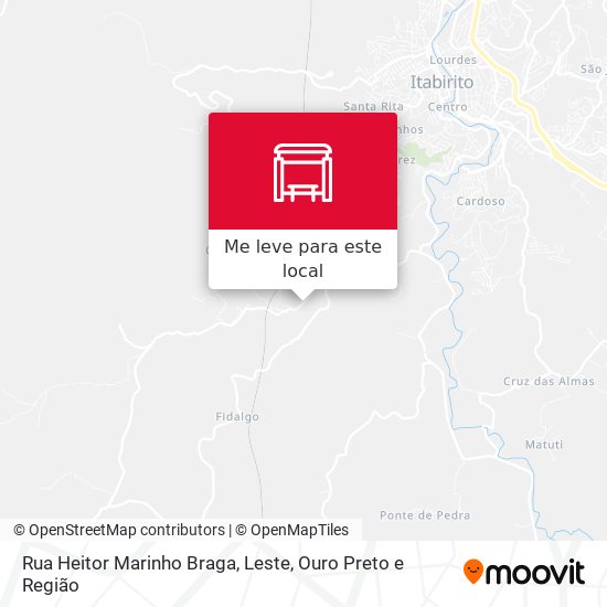 Rua Heitor Marinho Braga, Leste mapa