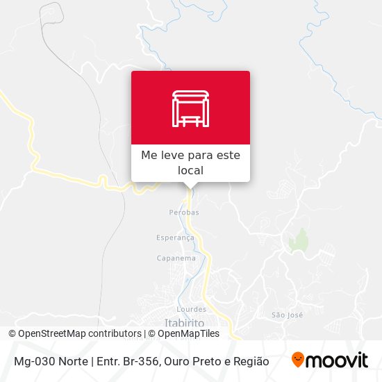 Mg-030 Norte | Entr. Br-356 mapa