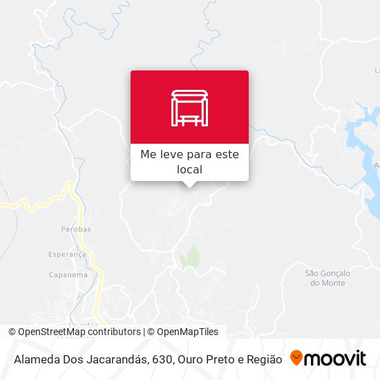 Alameda Dos Jacarandás, 630 mapa