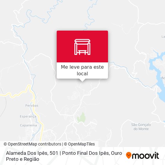 Alameda Dos Ipês, 501 | Ponto Final Dos Ipês mapa