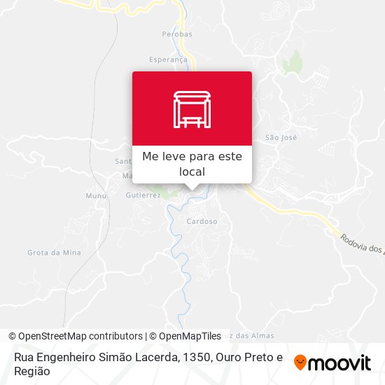 Rua Engenheiro Simão Lacerda, 1350 mapa