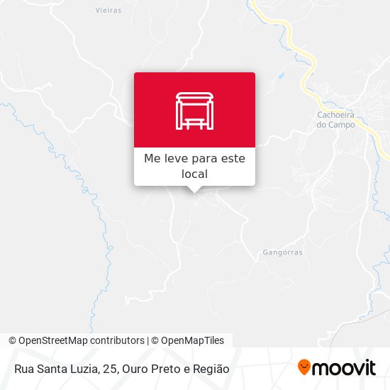 Rua Santa Luzia, 25 mapa