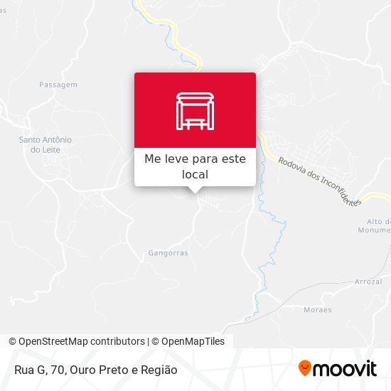 Rua G, 70 mapa