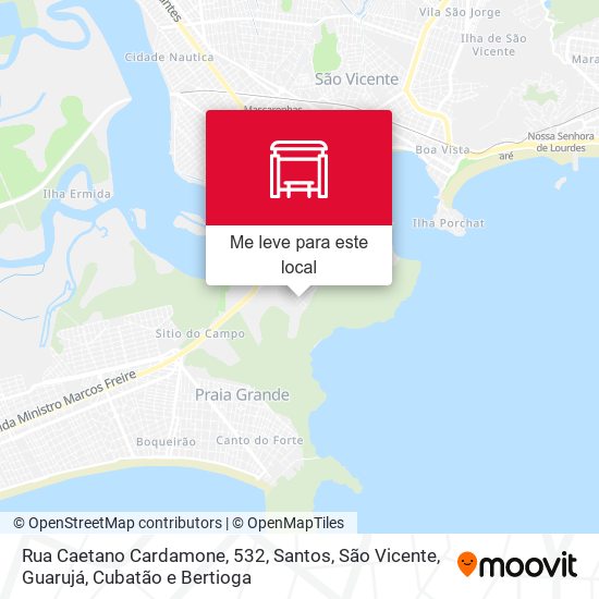 Rua Caetano Cardamone, 532 mapa