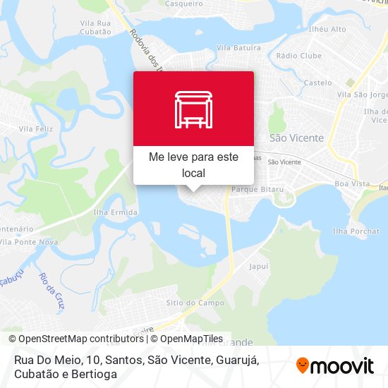 Rua Do Meio, 10 mapa