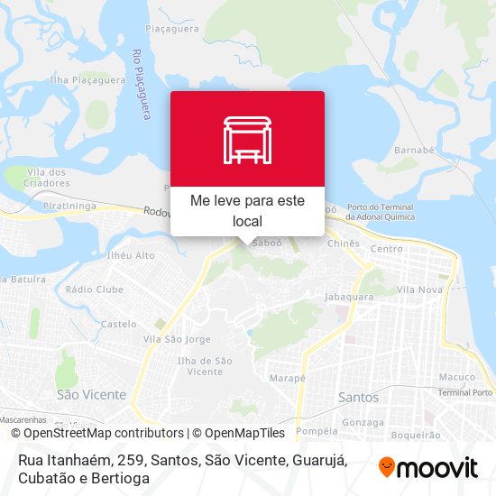 Rua Itanhaém, 259 mapa
