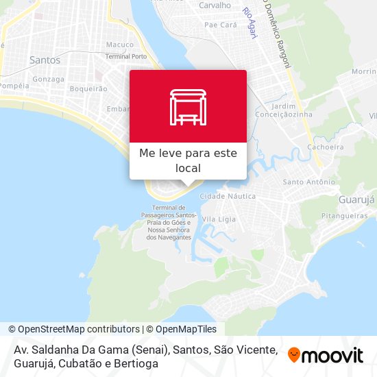 Av. Saldanha Da Gama (Senai) mapa