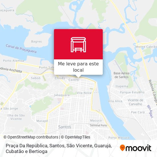 Praça Da República mapa