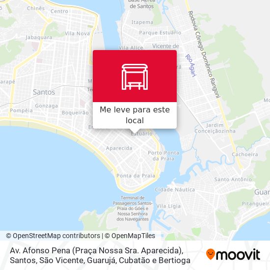 Av. Afonso Pena (Praça Nossa Sra. Aparecida) mapa