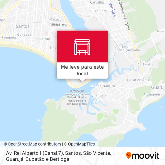 Av. Rei Alberto I (Canal 7) mapa