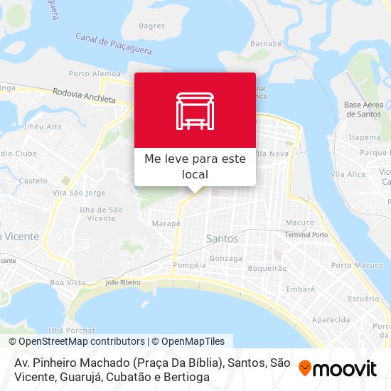 Av. Pinheiro Machado (Praça Da Bíblia) mapa
