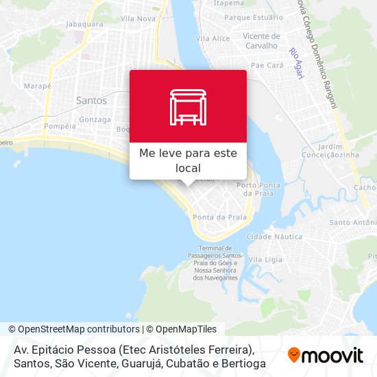 Av. Epitácio Pessoa (Etec Aristóteles Ferreira) mapa