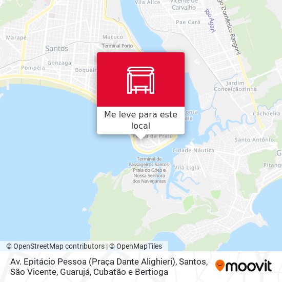 Av. Epitácio Pessoa (Praça Dante Alighieri) mapa