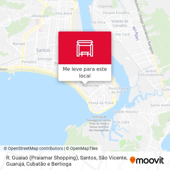 R. Guaiaó (Praiamar Shopping) mapa