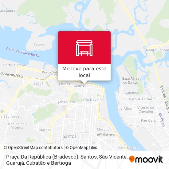 Praça Da República (Bradesco) mapa
