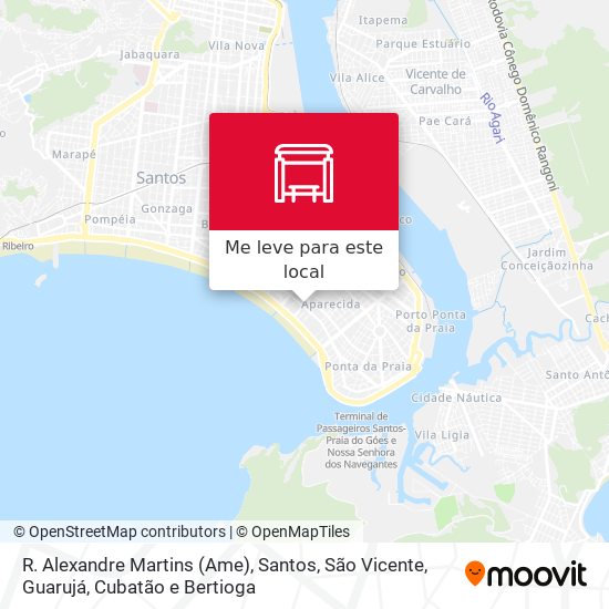 R. Alexandre Martins (Ame) mapa